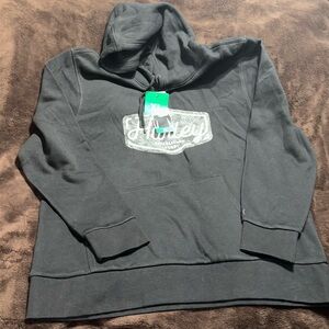 Black Hurley Hoodie Size XL